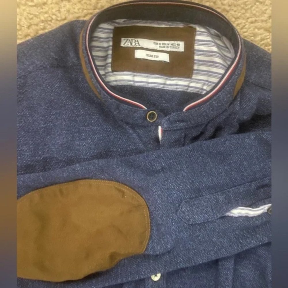 Zara Men’s Medium Long Sleeve Button Down Shirt